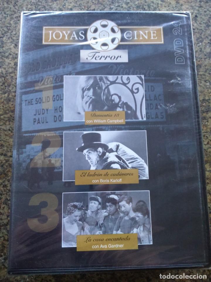 Cinema: DVD -- TERROR --DEMENTIA 13 / EL LADRON DE CADAVERES / LA CASA ENCANTADA -- PRECINTADA --