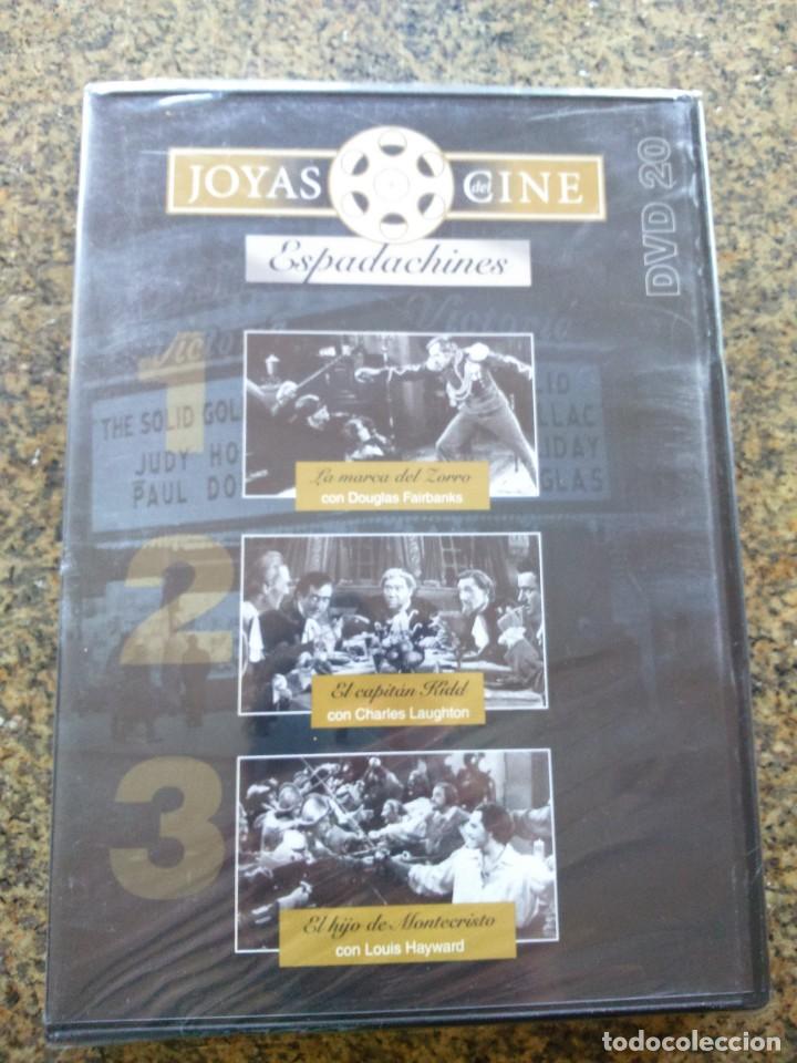 Kino: DVD -- ESPADACHINES -- LA MARCA DEL ZORRO / EL CAPITAN KIDD / EL HIJO DE MONTECRISTO -- NUEVA --