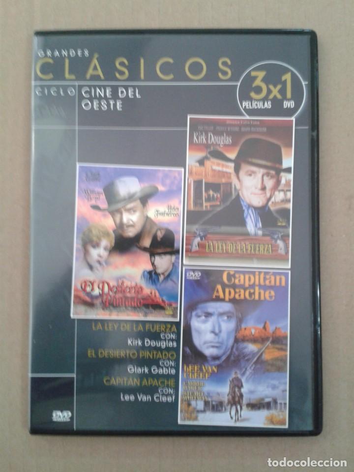 Cinema: GRANDES CLASICOS . CICLO CINE DEL OESTE. EL DESIERTO PINTADO. LA LEY DE LA FUERZA. CAPITAN APACHE