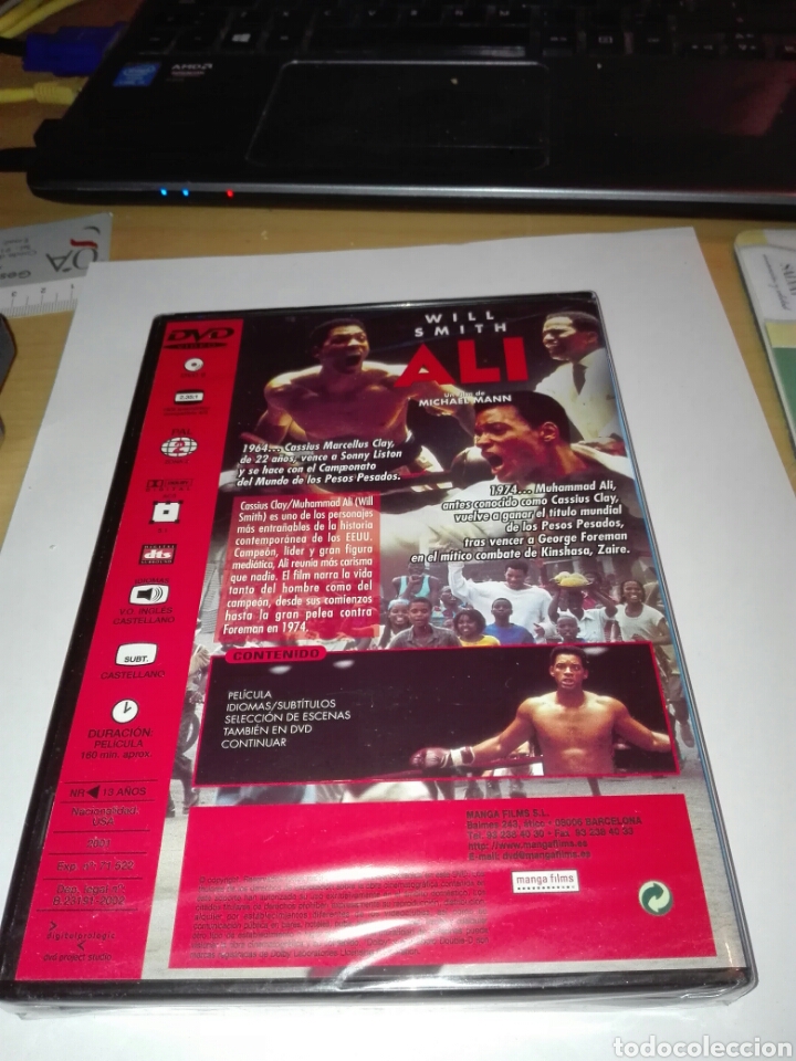 Cine: ALI . WILL SMITH. . DVD. - Foto 2