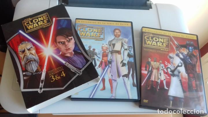 Cine: CINE DVD PELICULA THE CLONE WARS STAR WARS TEMPORADA 1 VOLUMEN 3 Y 4
