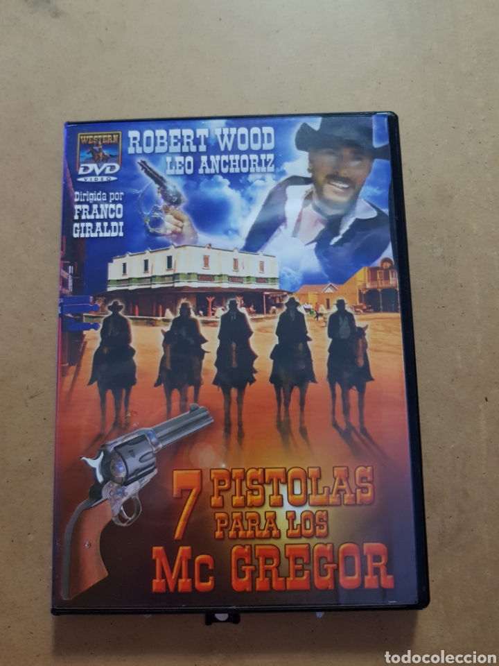 Cine: ( S 83 ) siete pistolas para los MacGregor con Robert Wood y Le&oacute;n chorizo - DVD SEGUNDAMANO