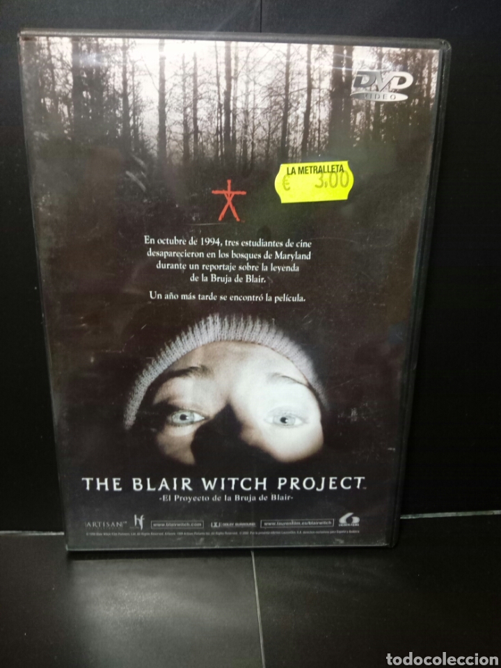 Cinema: The blair qitch projest dvd