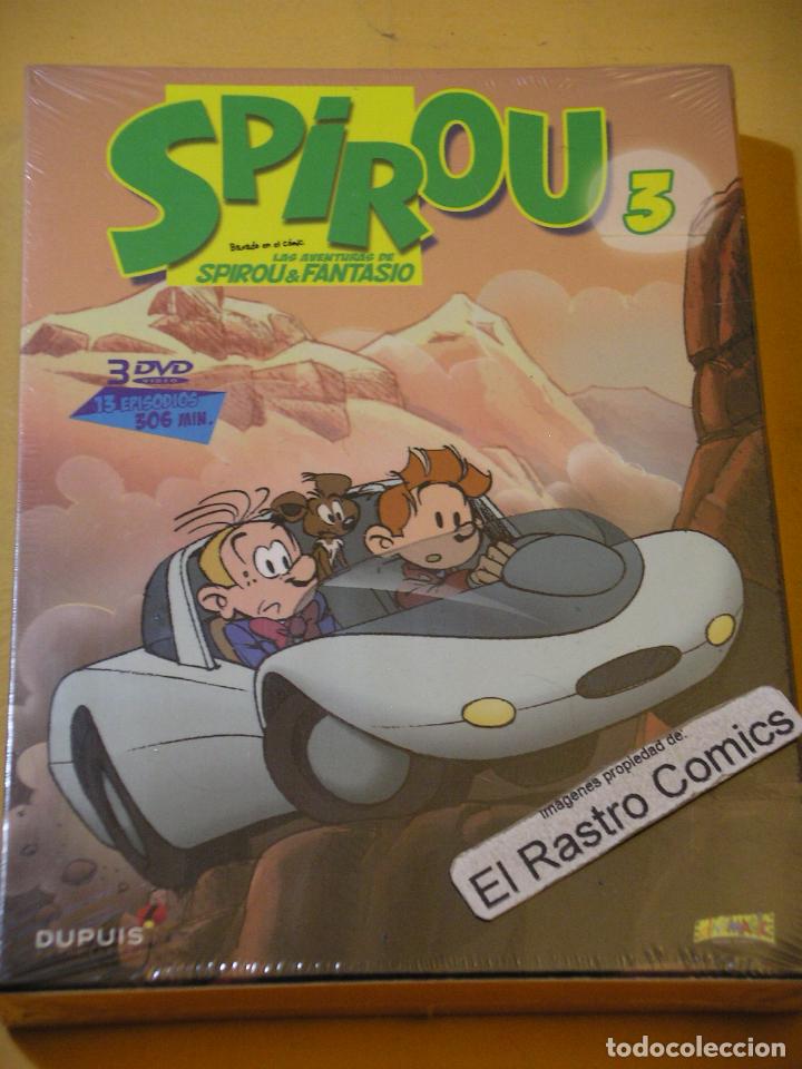 Cine: Las aventuras de Spirou & Fantasio n&ordm; 3, precintado, pack con tres DVD, MUY DIFICIL animaci&oacute;n, D7