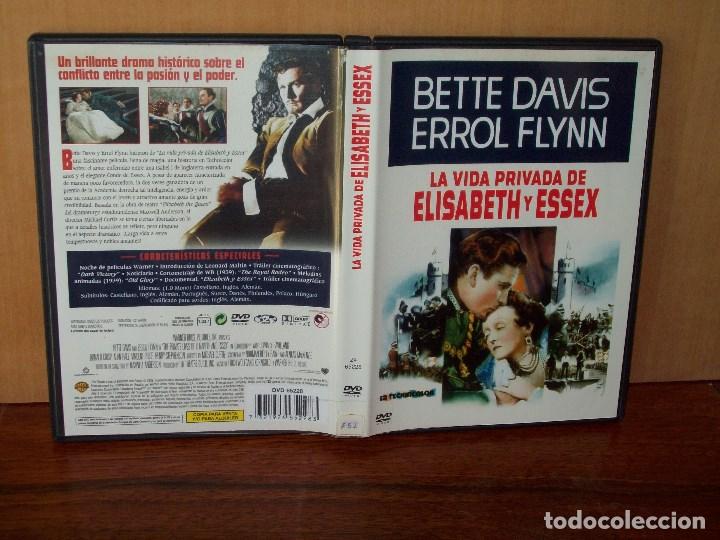 Cine: LA  VIDA  PRIVADA  DE  ELISABETH Y  ESSEX  -  BETTE  DAVID  -  ERROL  FLYNN -   DVD