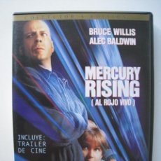 Cine: DVD - MERCURY RISING ( AL ROJO VIVO ).