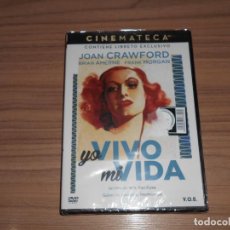 Cine: YO VIVO MI VIDA EDICION ESPECIAL DVD LIBRO JOAN CRAWFORD NUEVA PRECINTADA