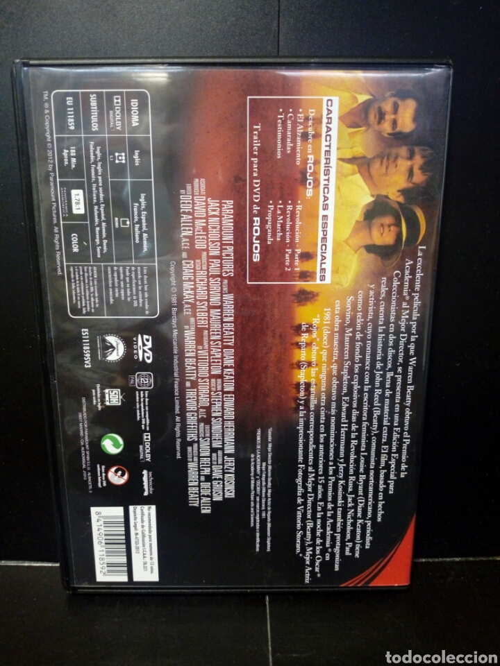 Cine: Rojos DVD - Foto 2
