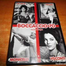 Cine: BOCCACCIO 70 INTEGRA DVD 2003 ESPAÑA FELLINI VISCONTI MONICELLI DE SICA SOPHIA LOREN ROMY SHNEIDER. Lote 317792918