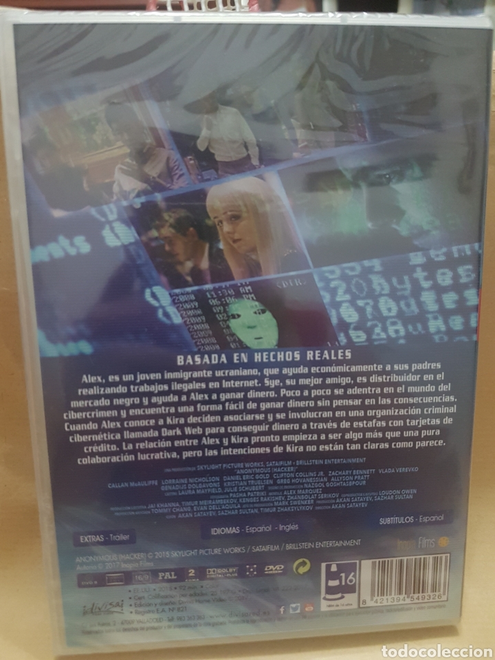 Cine: ANONYMOUS DVD -PRECINTADO- - Foto 2