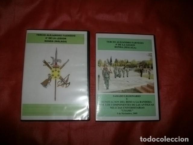 Cine: LOTE 2 DVD TERCIO ALEJANDRO FARNESIO 4&ordm; DE LA LEGI&Oacute;N RONDA (M&Aacute;LAGA) JURA BANDERA CIVIL 2005 Y 2008