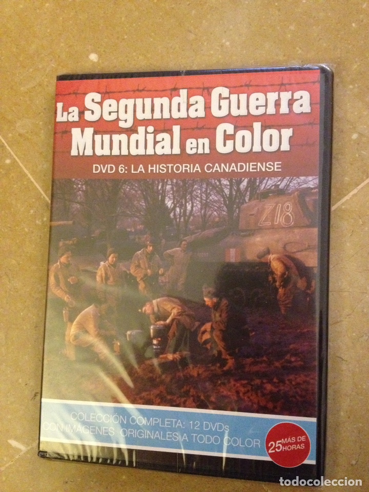 Cine: La Segunda Guerra Mundial en color. DVD 6: la historia canadiense (precintado)