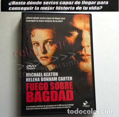 Cine: FUEGO SOBRE BAGDAD DVD PEL&Iacute;CULA HECHO REAL - MICHAEL KEATON BONHAM - PERIODISMO CNN GUERRA DEL GOLFO