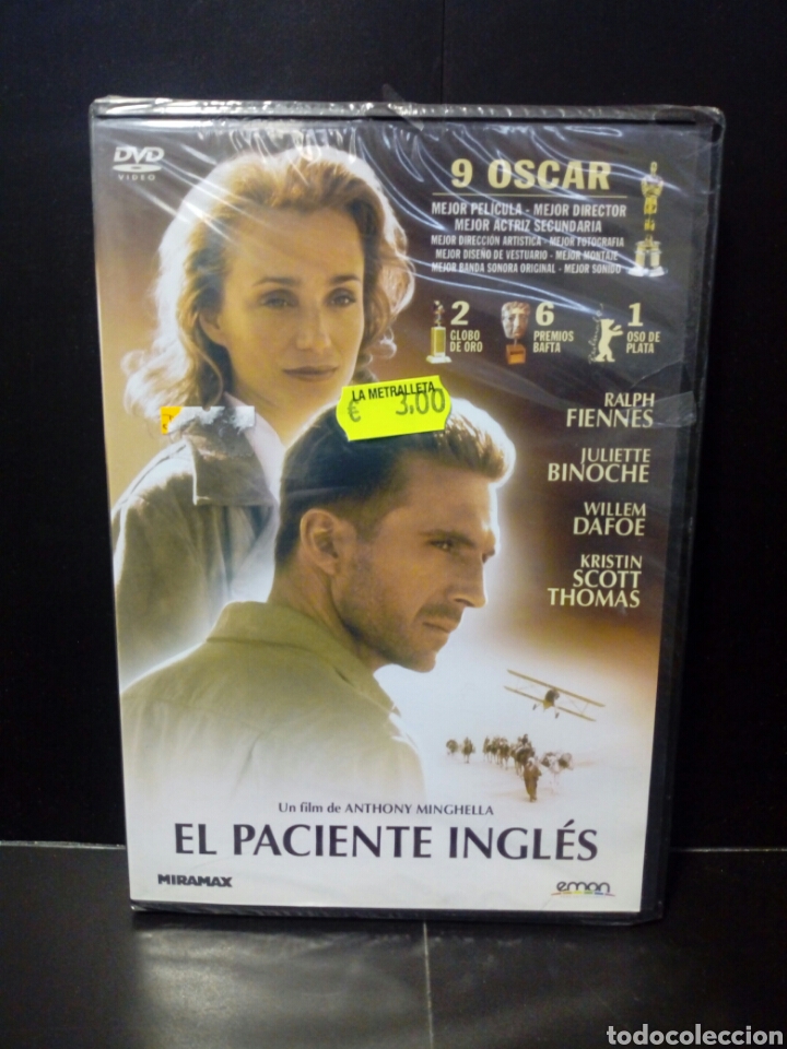 Cine: El paciente ingl&eacute;s DVD - Foto 1