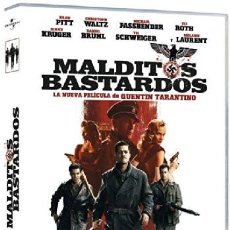 Cine: 'MALDITOS BASTARDOS', DE QUENTIN TARANTINO. DVD NUEVO PRECINTADO.. Lote 140855166