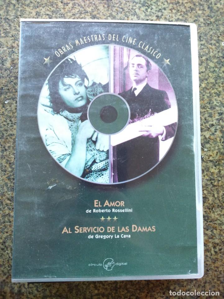 Cin&eacute;ma: DVD -- EL AMOR / AL SERVICIO DE LAS DAMAS -- CINE CLASICO --