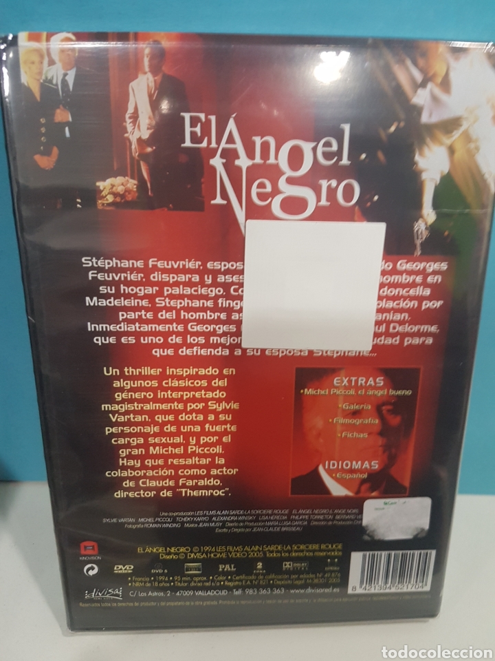 el ángel negro(jean-claude brisseau) dvd -preci - Comprar ...