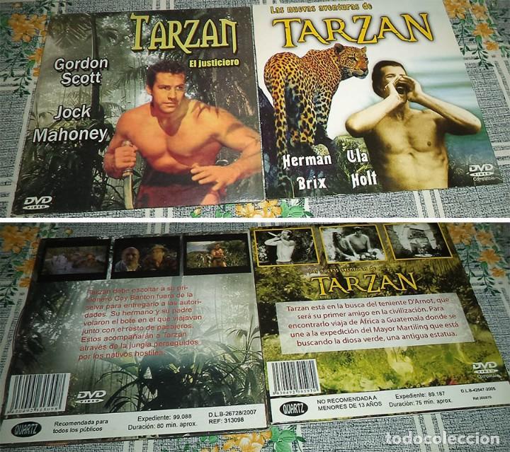 Cine: 2 DVD PELICULAS DE TARZAN: EL JUSTICIERO + NUEVAS AVENTURAS
