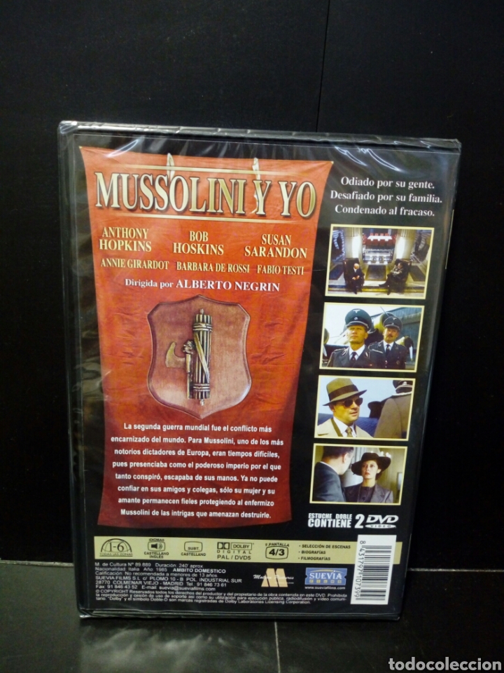 Cine: Mussolini y yo dvd - Foto 2