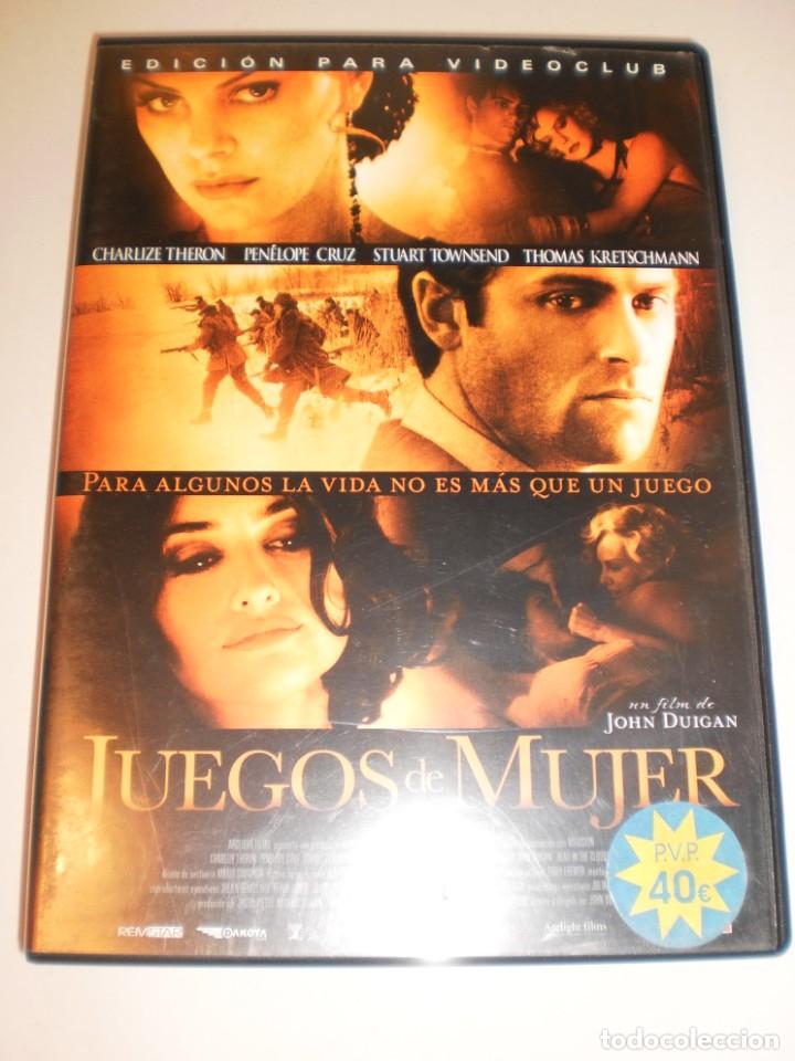 Cinema: dvd juegos de mujer. charlize theron. pen&eacute;lope cruz. 121 minutos edici&oacute;n alquiler (buen estado)