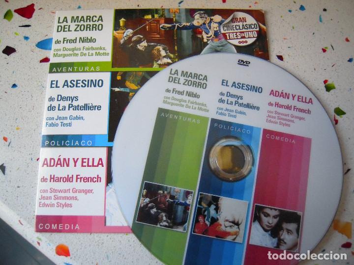 Cine: DVD cine cl&aacute;sico (aventuras, policiaco, comedia)