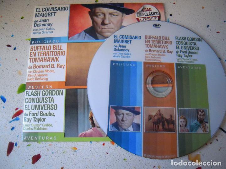 Cine: DVD cine cl&aacute;sico (policiaco, western, aventuras)