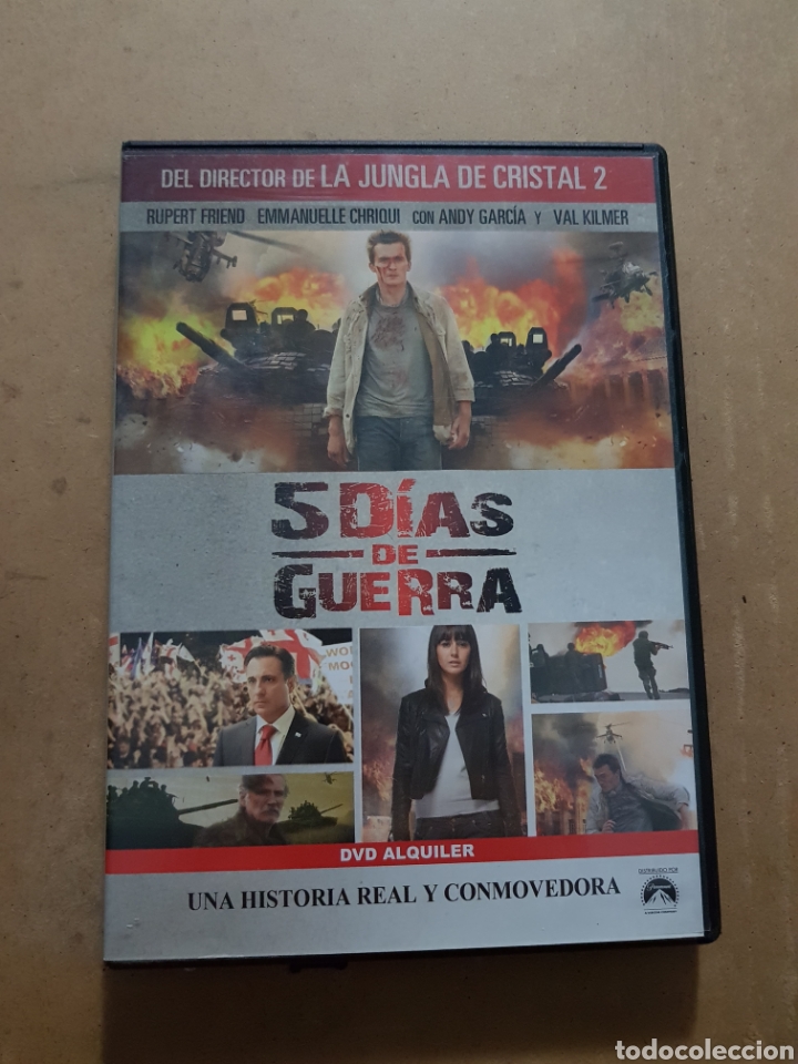 Cine: (V76) 5 d&iacute;as de guerra - DVD PROCEDENTE DE VIDEOCLUB