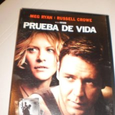 Cine: DVD PRUEBA DE VIDA. MEG RYAN. RUSSELL CROWE 130 MIN (BUEN ESTADO)