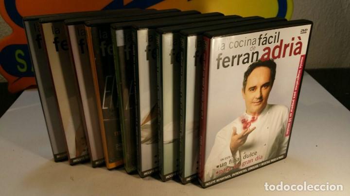 Cinema: LA COCINA FACIL DE FERRAN ADRIA. 9 DVD. INCLUYE REPORTAJES,ENTREVISTAS,CONSEJO