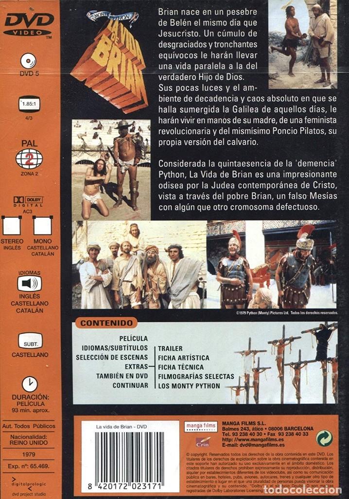 Cine: La Vida de Brian - Monty Python - DVD - Foto 2