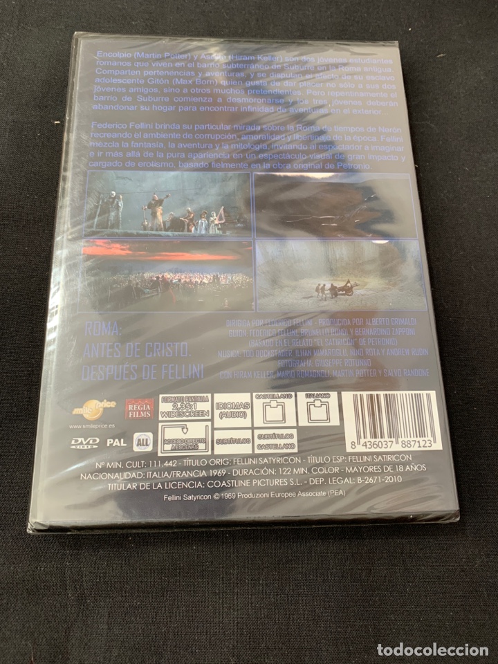 A40 Fellini Satiricon Martin Potter Dvd Sold Through