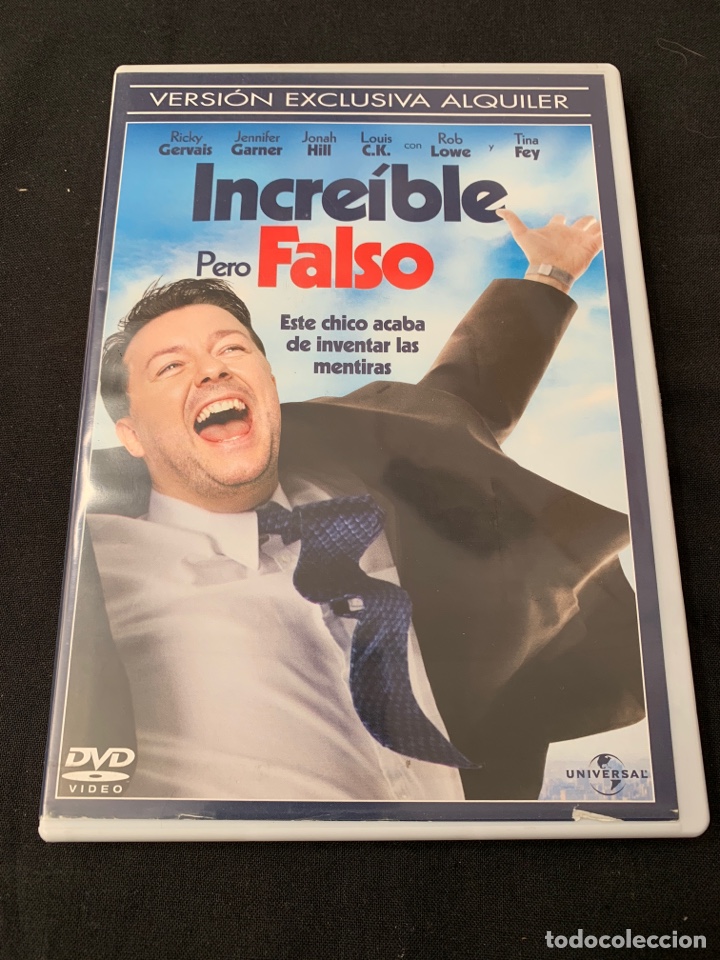 Cinema: ( V75 ) INCRE&Iacute;BLE PERO FALSO - TINA FEY ( dvd procedente Videoclub )