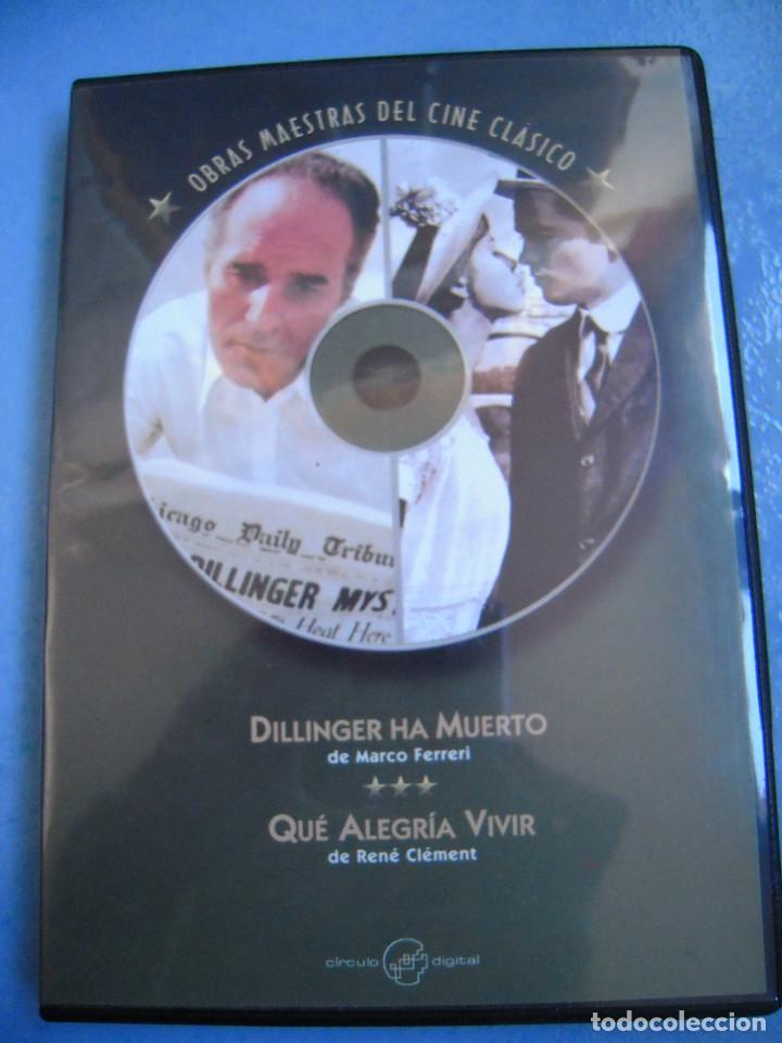 Cine: DVD Dillinger ha muerto y Qu&eacute; alegr&iacute;a vivir