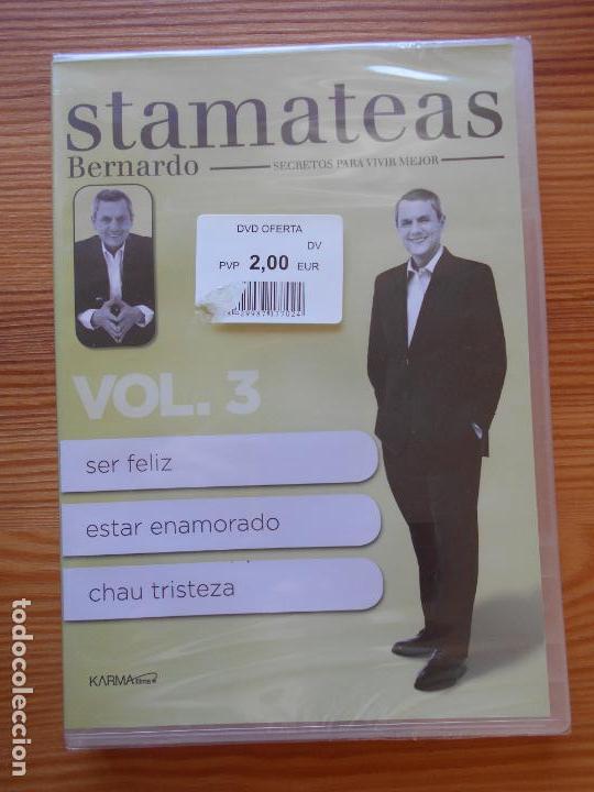 Cinema: DVD BERNARDO STAMATEAS VOL. 3 - SER FELIZ - ESTAR ENAMORADO - CHAU TRISTEZA - NUEVA, PRECINTADA (DK)