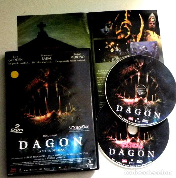 Cine: DAGON la secta del mar DVD PEL&Iacute;CULA SUSPENSE FANTAS&Iacute;A RABAL G&Oacute;MEZ MERO&Ntilde;O GODDEN HP LOVECRAFT EXTRAS