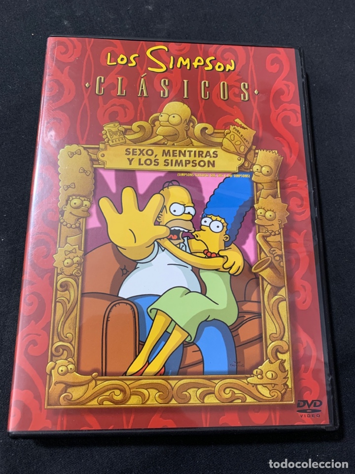 Kino: ( S68 ) LOS SIMPSON - SEXO MENTIRAS Y LOS SIMPSON ( dvd segunda mano )