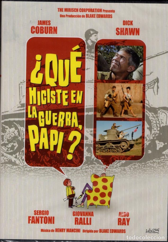 Cine: QUE HICISTE EN LA GUERRA PAPI DVD - los soldados americanos pierden la compostura en el peor momento