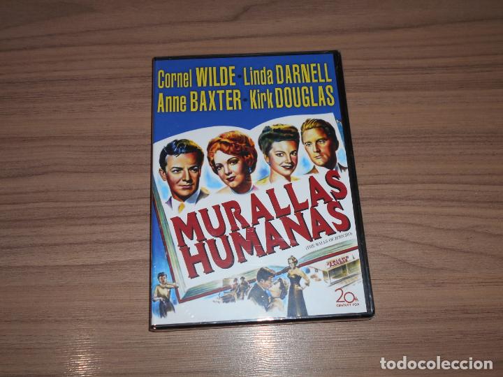 Cine: MURALLAS HUMANAS DVD Cornel Wilde KIRK DOUGLAS Linda Darnell ANNE BAXTER Como NUEVA