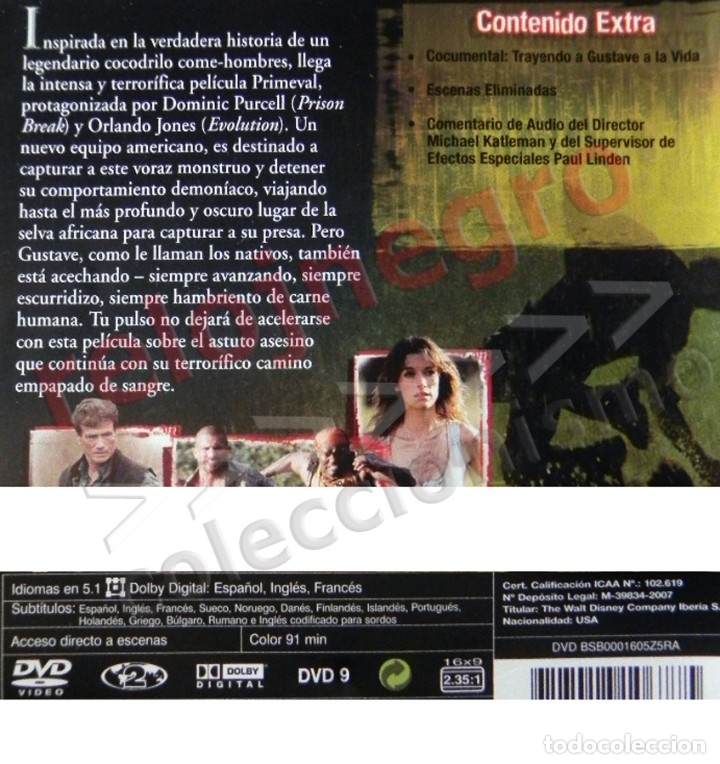 cocodrilo ( un asesino en serie )- dvd película - Compra venta en  todocoleccion