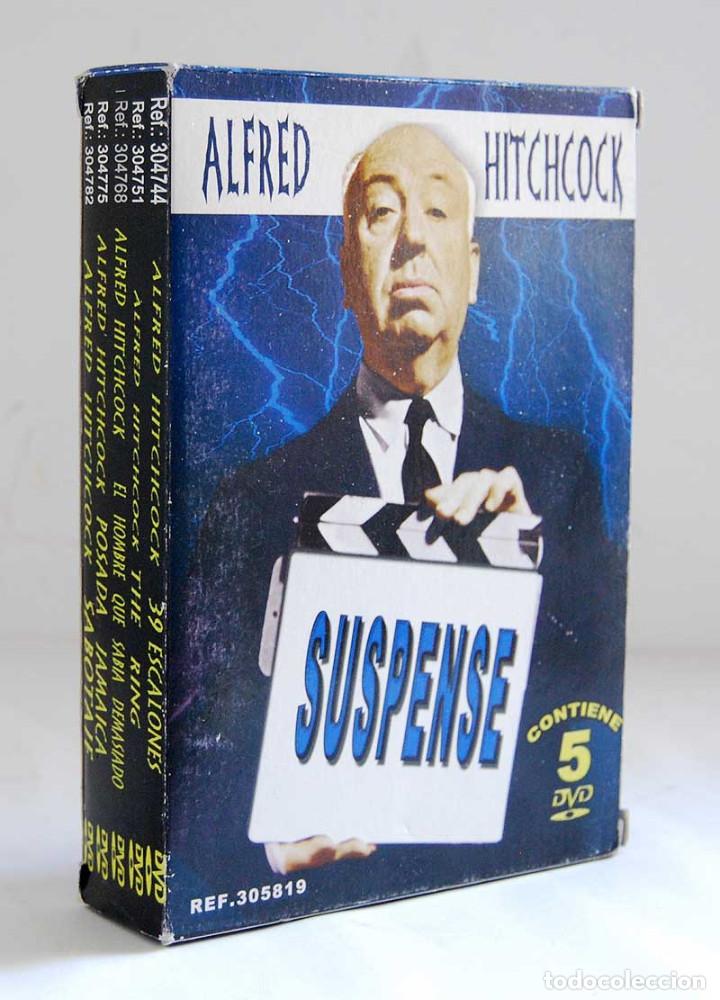 Cine: Alfred Hitchcock - Suspense. Estuche con 5 DVD. Coupe Entertainment