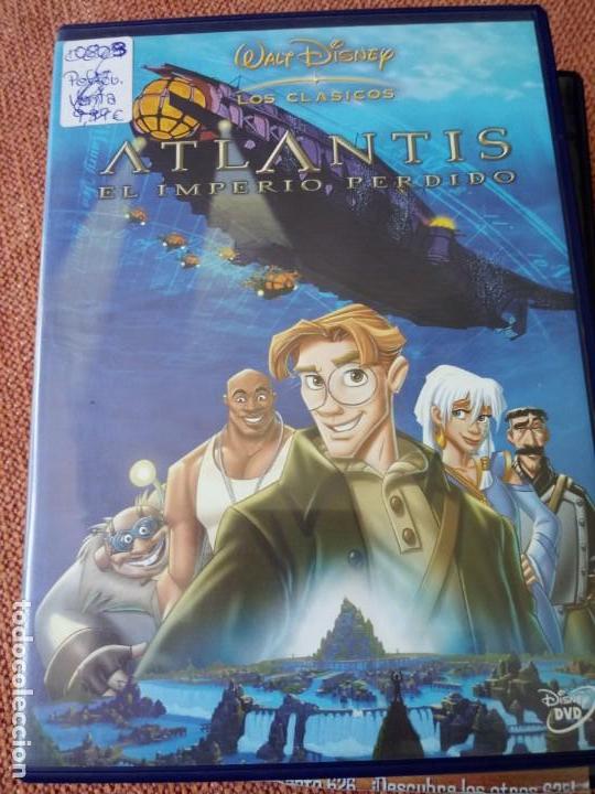 Cine: PEL&Iacute;CULA WALT DISNEY DVD, ATLANTIS EL IMPERIO PERDIDO, CL&Aacute;SICO 41 Y LOS EXTRAS. COMO NUEVA.