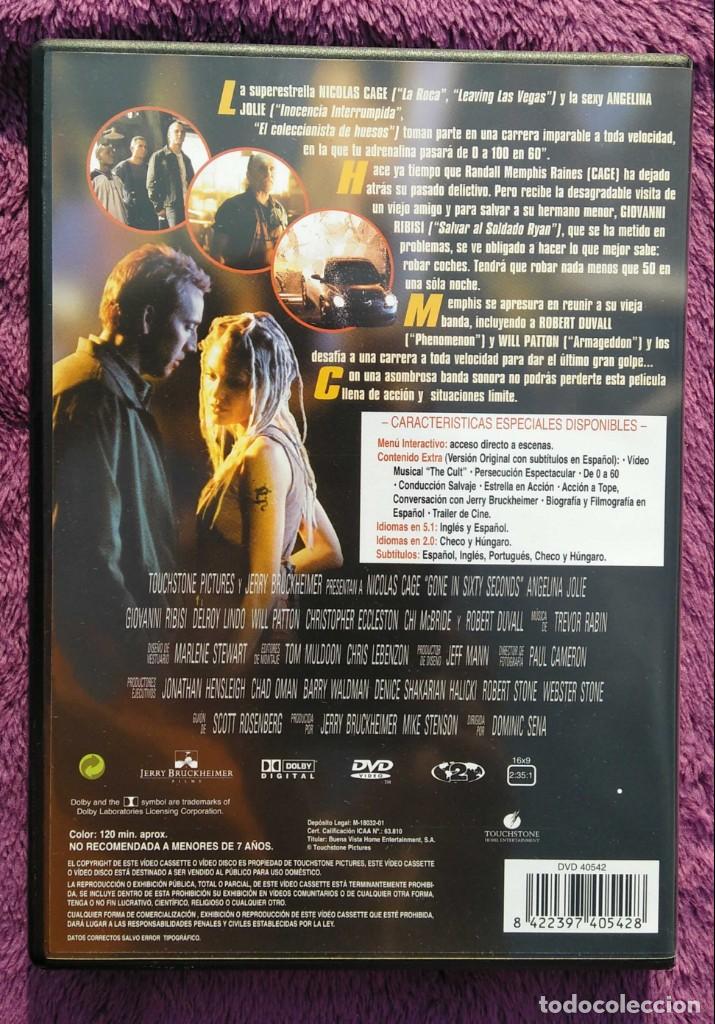 Cine: DVD: 60 Segundos de Nicolas Cage, 2000 - Foto 3