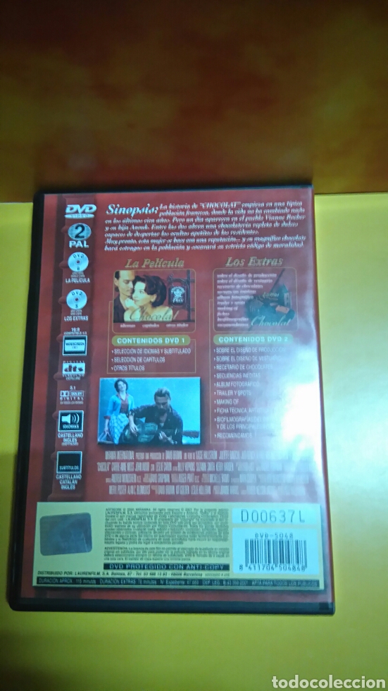 Cine: CHOCOLAT - DVD - 2 discos - Foto 2