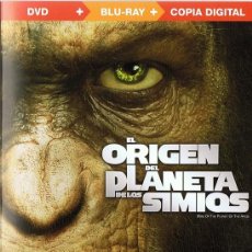 Cine: EL ORIGEN DEL PLANETA DE LOS SIMIOS DVD + BLURAY + COPIA DIGITAL 