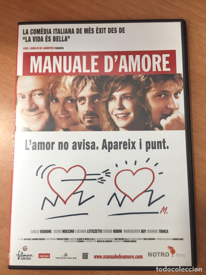 Cinema: (DVS11) Manuale d&rsquo;amore - DVD Tapa fina Segunda mano