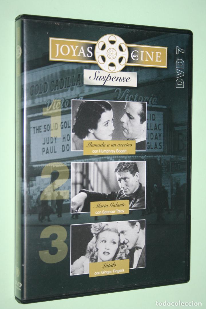 Cinema: JOYAS DEL CINE (DVD n&ordm; 7) *** DVD 3 PEL&Iacute;CULAS CINE SUSPENSE ***