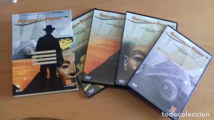 Cine: DVD CANAL HISTORIA BUSCANDO LA VERDAD POMPEYA,MOMIA NEFERTITI,ARCA,PIRAMIDES