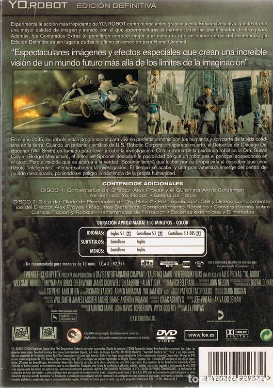 Cine: YO,ROBOT WILL SMITH EDICI&Oacute;N DEFINITIVA 2 DISCOS - Foto 3