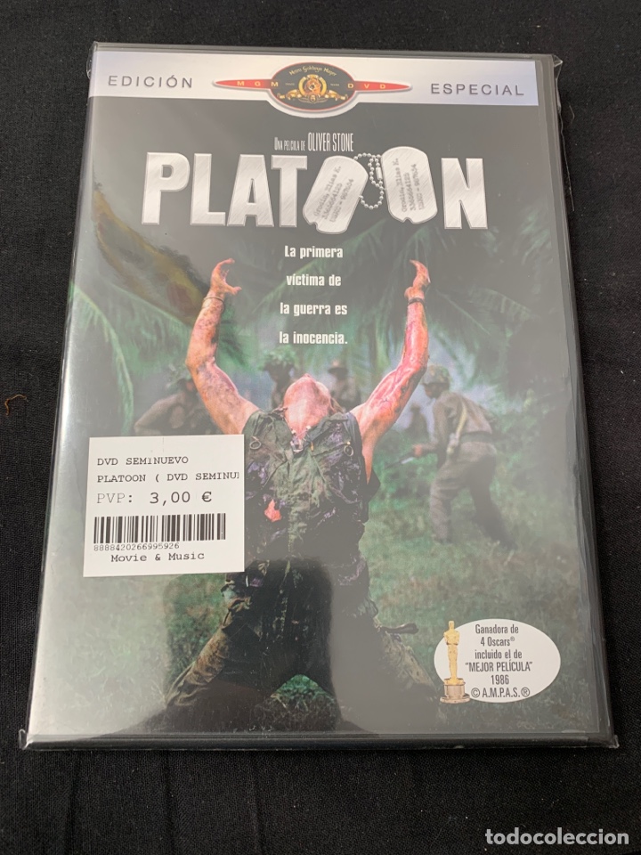 Cin&eacute;ma: S173 PLATOON - CHARLIE SHEEN ( dvd seminuevo )