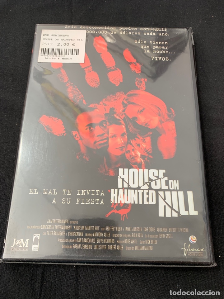 Cine: S157 HOUSE ON HAUNTED HILL - TAYE DIGGS ( dvd seminuevo )